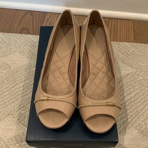 Cole Haan Nude Wedges